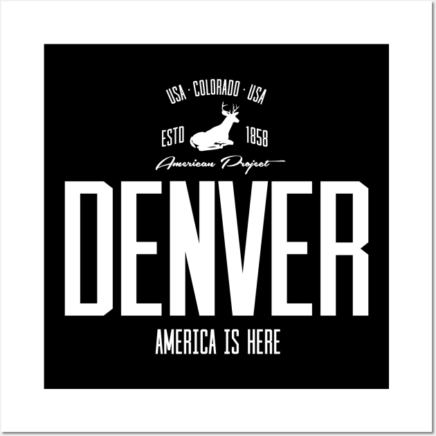 USA, America, Denver, Colorado Wall Art by NEFT PROJECT